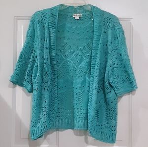 Crochet sweater coverup xl